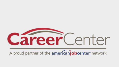 Maine CareerCenter Logo with grey background