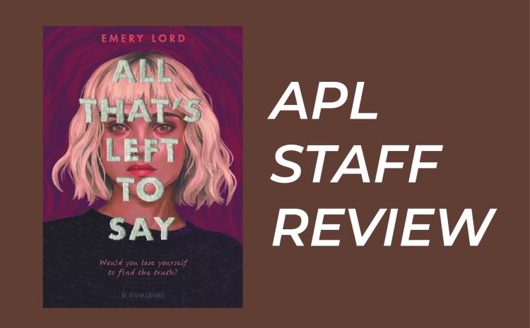 Staff Review Template All That's Left to Say
